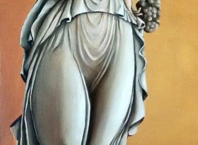 Danzatrice con il dito al mento &ndash; ispirato all&rsquo;opera di Canova