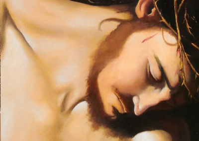 Flagellazione di Cristo &ndash; particolare tratto dall&rsquo;opera di Caravaggio